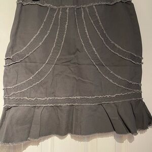 Exhilaration Target Gray Denim Mini skirt